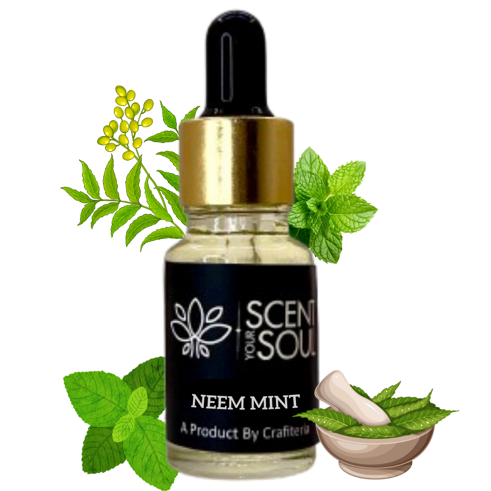 Neem Mint Diffuser Oil in Premium Box with Jute Bag