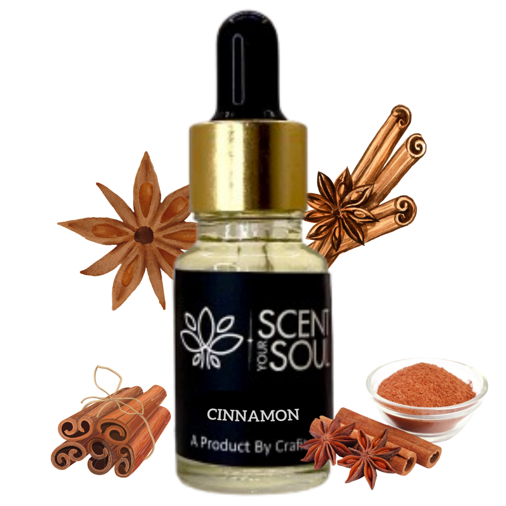 Cinnamon Diffuser Oil  - Pure and Natural Aromatherapy Diffuser Oil by Scent Your Soul - 14ml 