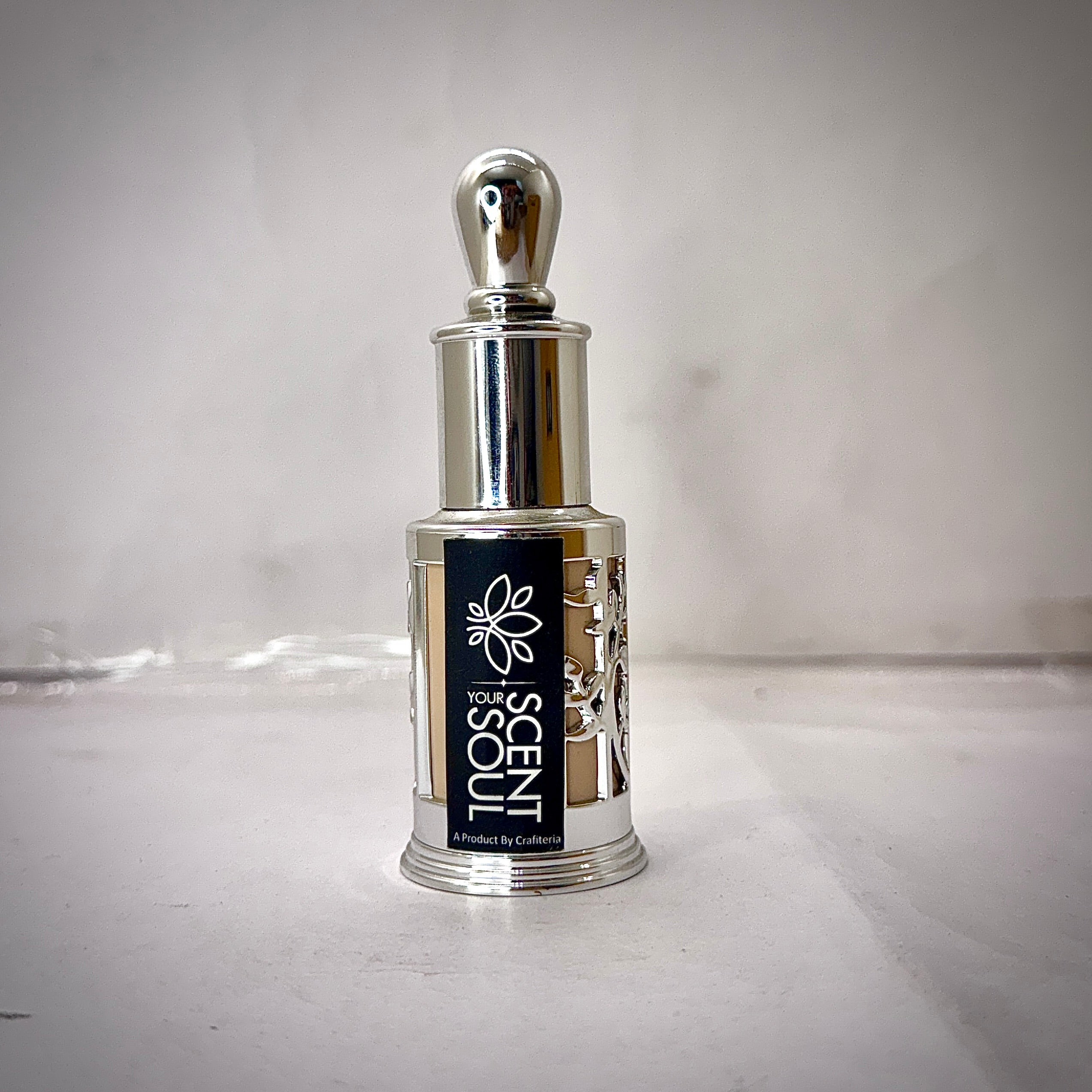 Attar "Sehra" Exotic Arabian Fragrance - Grey | Long-lasting & Non Alcoholic - 14 ml