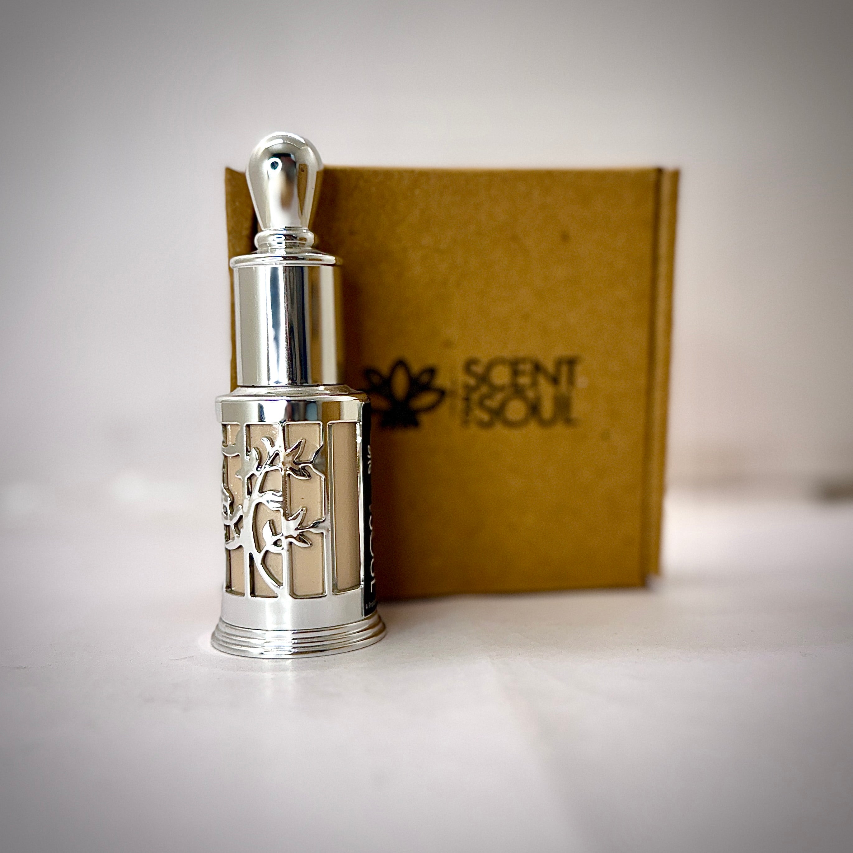 Attar "Sehra" Exotic Arabian Fragrance Grey Bottle | Long-lasting & Non Alcoholic - 14 ml