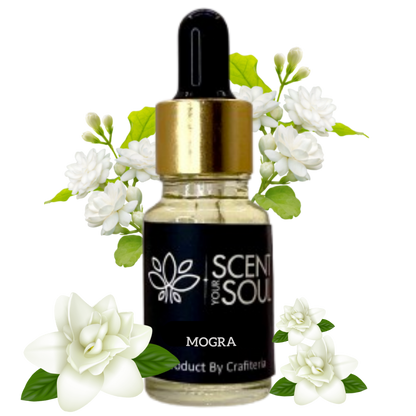 Mogra Diffuser Oil - Pure and Natural Aromatherapy Diffuser Oil by Scent Your Soul - 14ml  