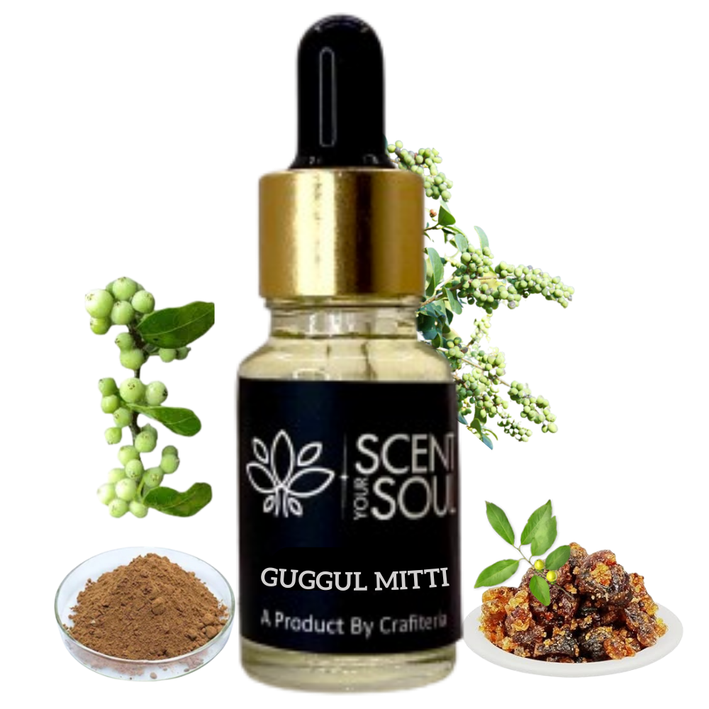 Guggul Mitti Diffuser Oil Pure and Natural Aromatherapy Oil by Scent Your Soul - 14ml